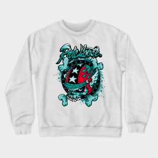 Green Ride Loose Crewneck Sweatshirt